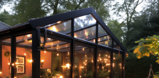 Geniet van het buitenleven met een stijlvolle glazen veranda overkapping